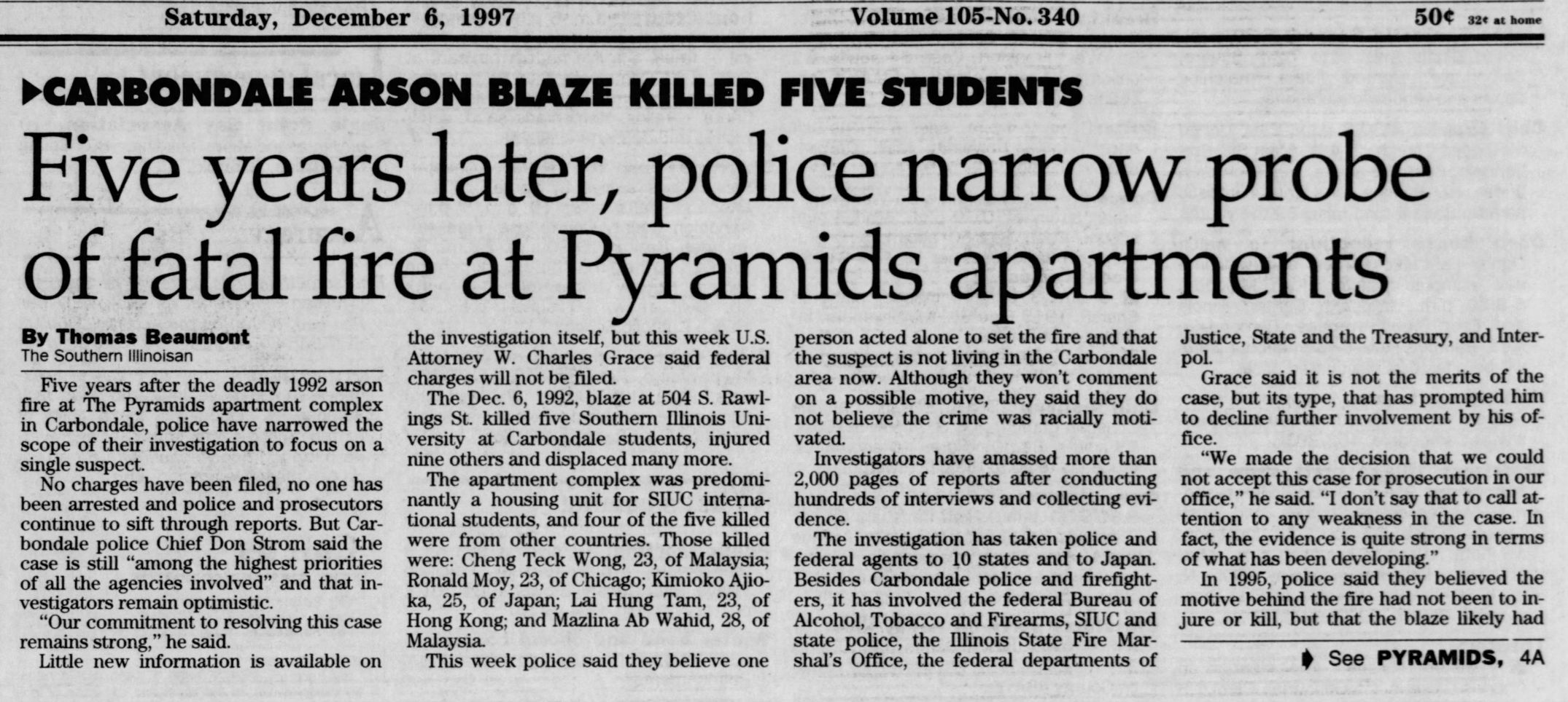 Police investigation continues